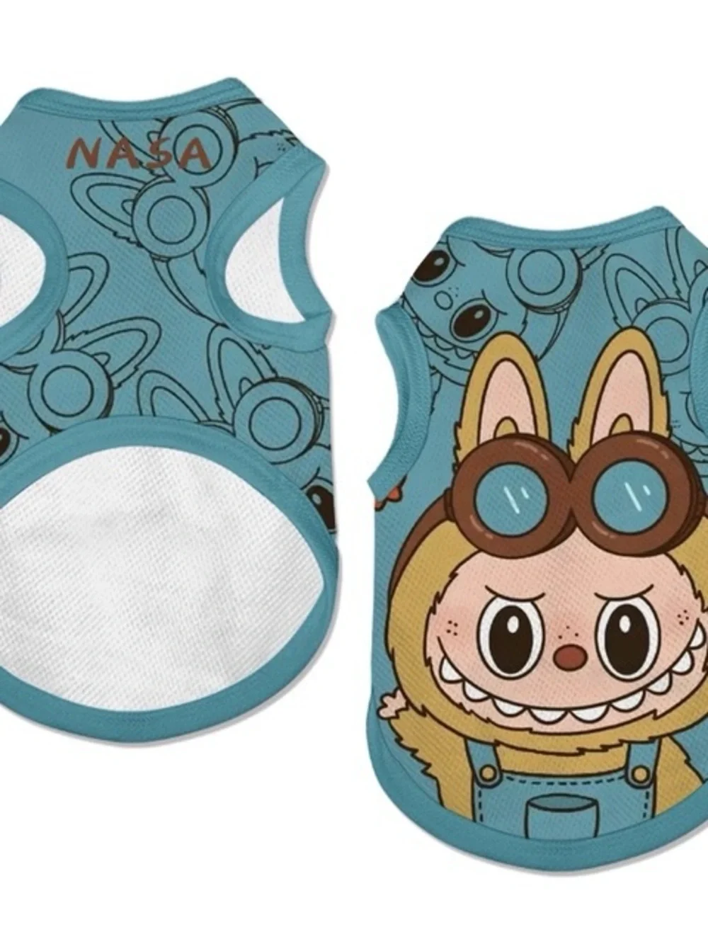 Labubu Cute Blue Dog Tank Top